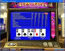 Aces & Faces Video Poker